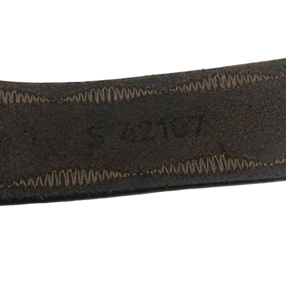 Brighton Leather Western Belt Size Small Brown and Silver - Picture 3 of 9